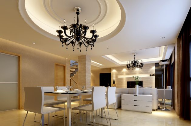 Ceiling Decoration For Dining Room