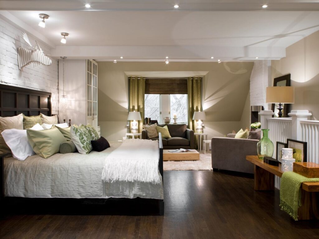 Cork flooring design ideas for bedroom