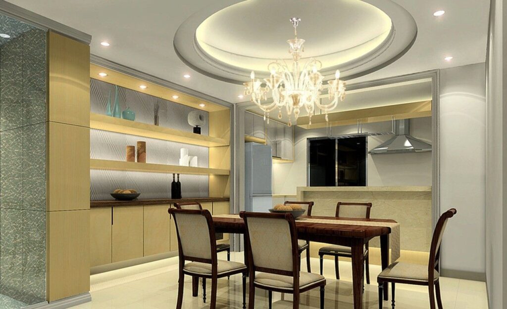 Small Dining Room Ceiling Design