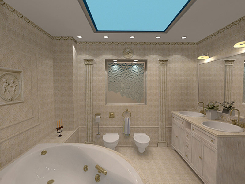 Small Bathroom Ceiling Designs