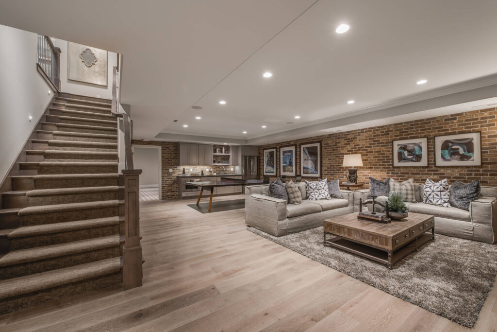 ENSURE BASEMENT FLOORING IS WARM AND LIGHT-REFLECTING