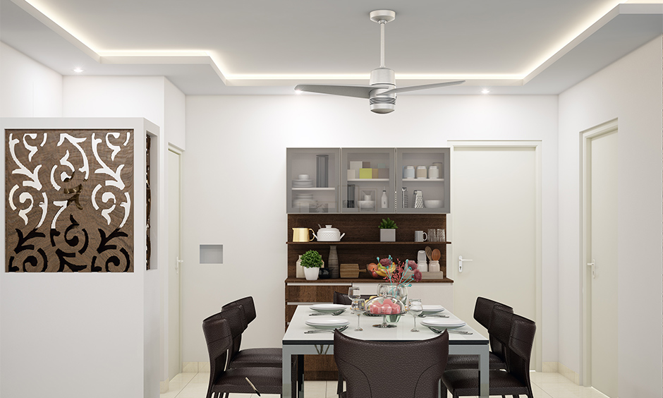 Dining Room Ceiling Design With Fan